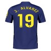 Atlético Madrid J. Alvarez 19 Venkovní 2025-26 - Fotbalové Dresy (S/S) Atlético Madrid J. Alvarez 19 Venkovní 2025-26 - Fotbalové Dresy (S/S)